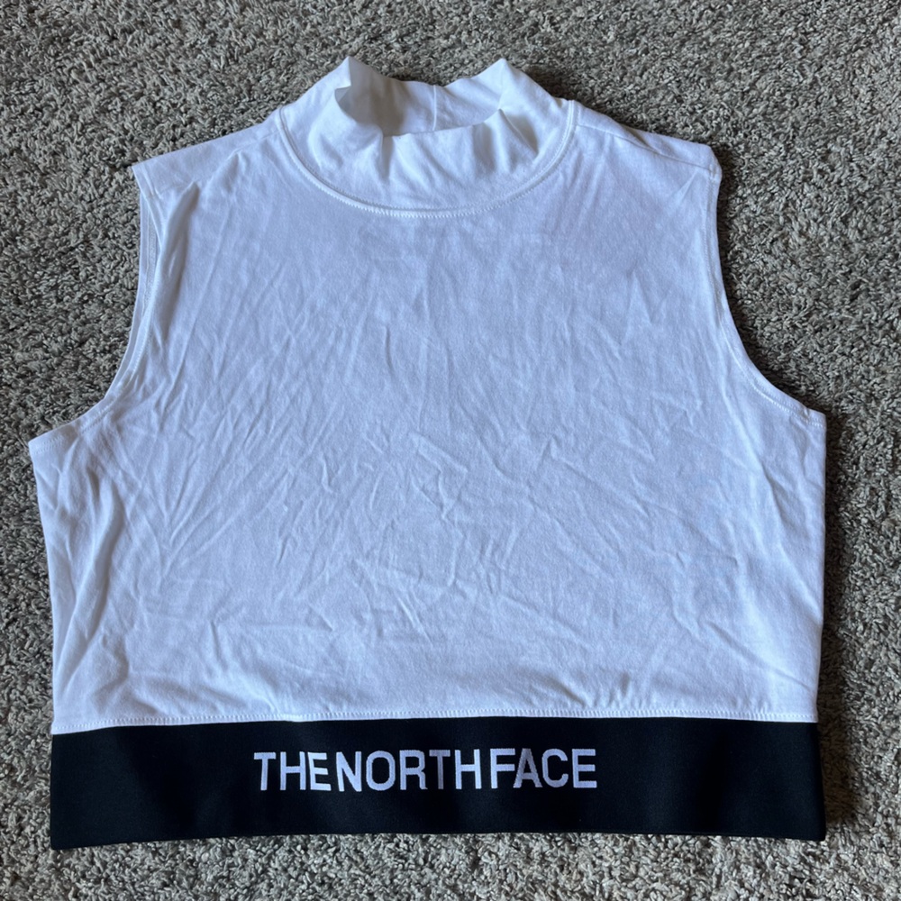 The North Face Women's Coordinates White Cropped Tank Top - Size M